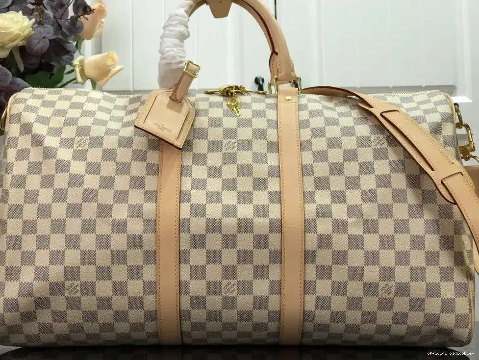 Official oldcobbler BANDOULIÈRE VUITTON KEEPALL 50 LOUIS 0515